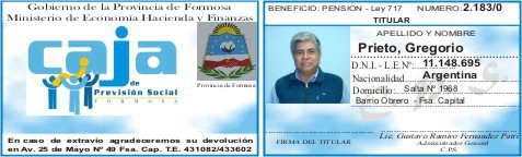 Carnet de Beneficiario en el Acto